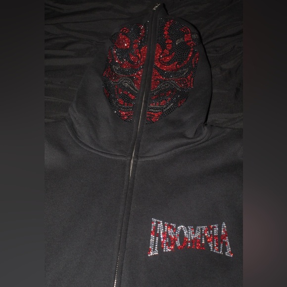 Insomnia Visuals Rhinestone Oni Fullzip - Picture 3 of 3